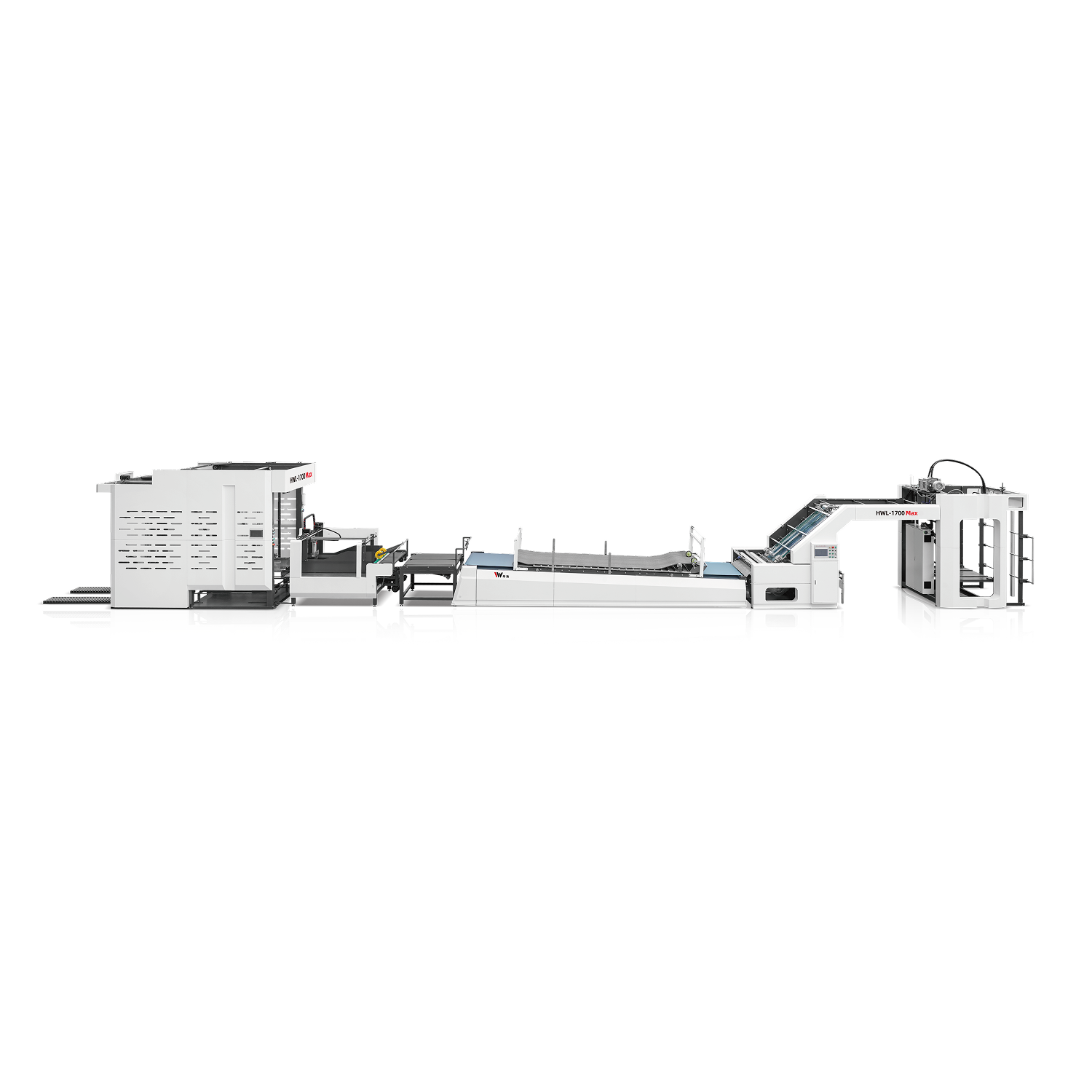 HW-1450L Intelligent High-speed Laminating Stacking Line Machine