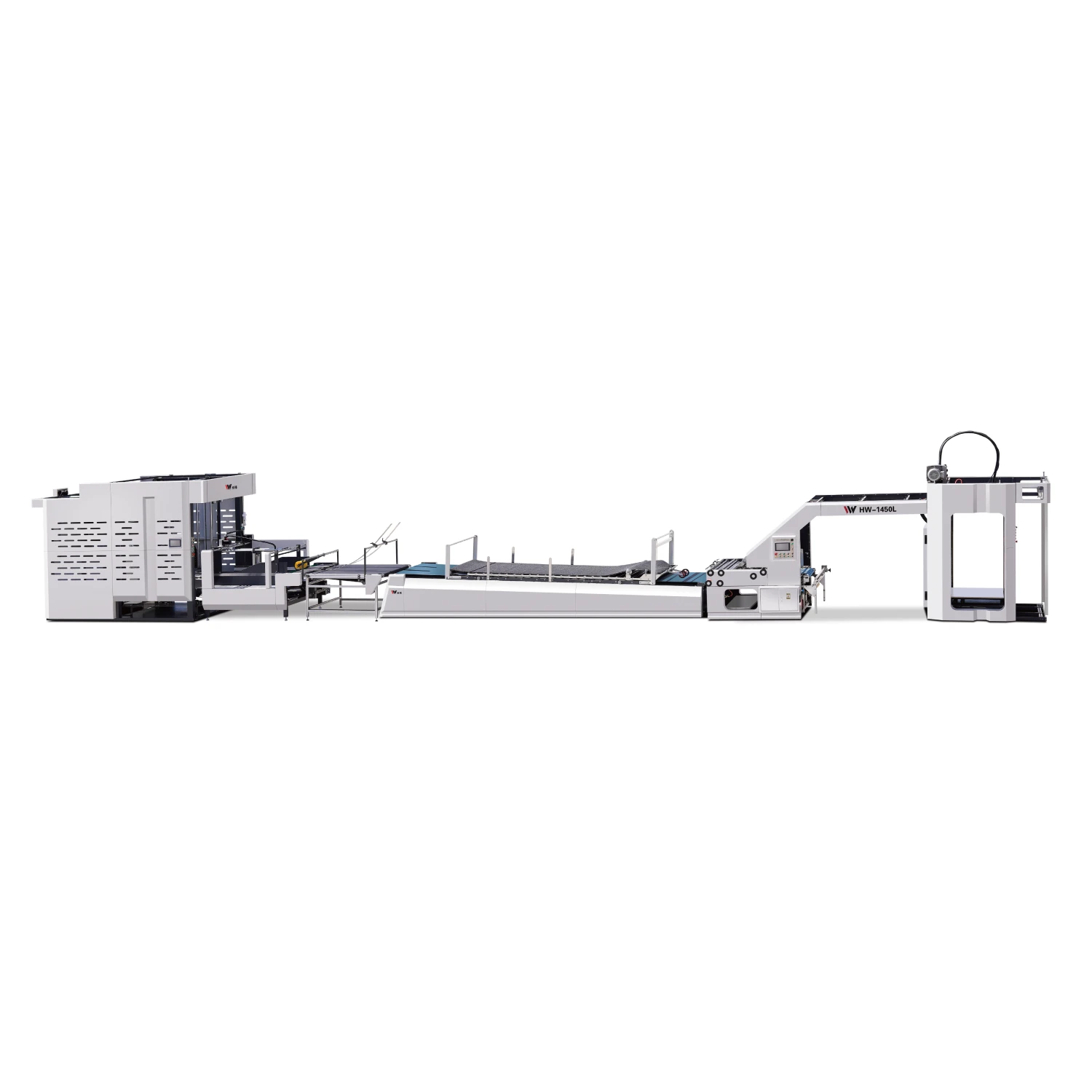 HW-1450L Intelligent High-speed Laminating Stacking Line Machine